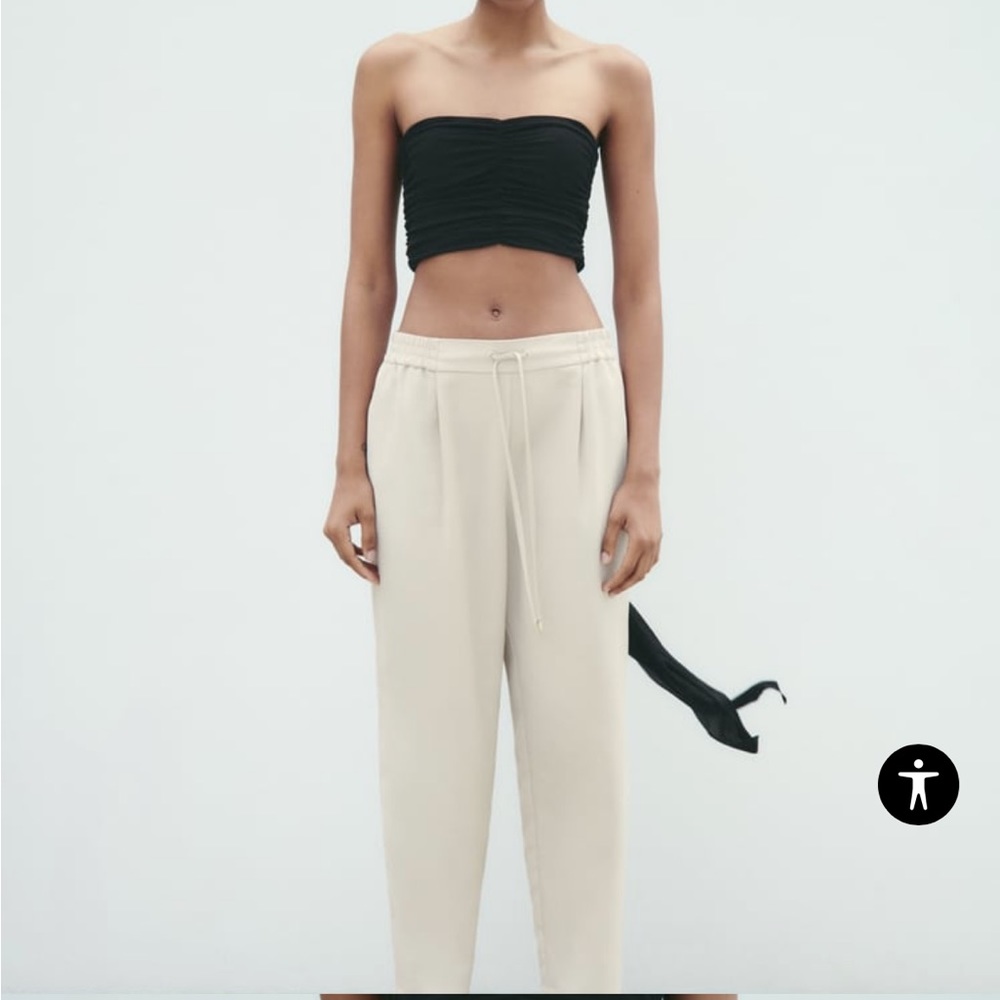 Zara flowy drawstring pants!